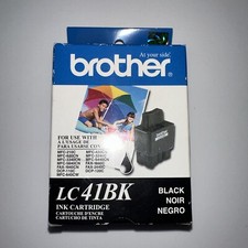 Brother LC 41-BK black genuine cartridges unused sealed ink cartridge original picture