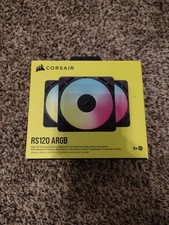 Corsair RS120 ARGB 120mm PWM Fans (Black, Triple Pack), CO-9050181-WW picture