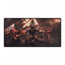 Guardians And Avengers Versus Thanos Epic Battle Scene Mouse Pad Desk Mats picture
