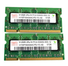 SK Hynix 1GB (2x512MB) DDR2 Laptop RAM PC2-5300S 667MHz SO-DIMM picture