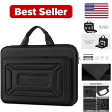 15.6 Inch Laptop Hard Case - Black Waterproof picture