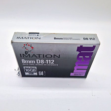 Imation 8mm Data Tape Cartridge D8-112 10GB Black Watch Retail Box picture
