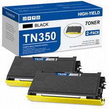 TN350 2PK 2BK With Chip Toner for DCP-7020 HL-2040 HL-2070N MFC-7220 MFC-7820N picture