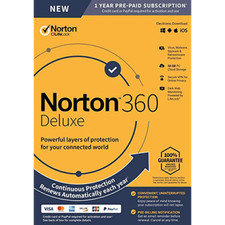 Norton 360 Deluxe 2025 - 1 Year 3 Devices - USA Canada - Super Protection Key picture