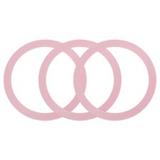 3Pcs Magnetic Adapter Ring Magnetic Wireless Charger Conversion Kit Pink picture