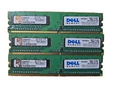 3GB (3x1GB) DDR2 PC2-6400 Desktop RAM Mixed Kingston Dell 800MHz Non-ECC DIMM picture