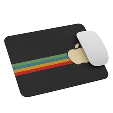 Apple Mouse Pad 9.5x7.75 inch Retro Style Look iMac iPhone Premium Quality picture