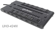28 Ports USB 2.0/USB 3.0 Combo HUB, Manhattan 163606 MondoHub, UH3-424N picture