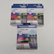 Brother LC401XL High Yield Ink Cartridges - Pick Your Bundle BK/CMY picture
