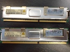 RAM 1GB 2Rx8 PC2-5300F-555-11-B0, a5v70316008 / lot of 2 server ram picture