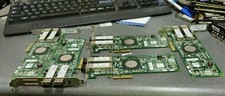 5x Dell KN139 LPe11002-E Emulex 4Gb Dual Port Fiber FC PCI-e HBA Cards  picture