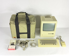 Apple Macintosh 128K M0001 Computer w/ M0110 Keyboard M0100 Mouse - Case & Disks picture