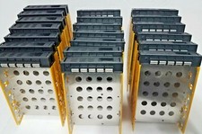 Lot of 20 Hard Drive Tray Caddy - Yellow / Black / Chrome picture