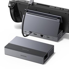 Steam Deck 9-in-1 USB C Docking Station Foldable Stand Portable Charging Dock picture