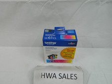 Genuine Brother LC61CL LC613PKS Value Pack Ink Cartridge 2025 OEM NEW SEALED picture
