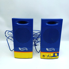 Hot Wheels Amplified Multimedia A/V Speakers Vintage with Original Power cord picture
