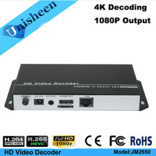  H.265/ H.264 4K HDMI+AV /CVBS /RCA Top Box & PC Transmitter IP Video Decoder   picture