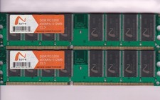 1GB 2x512MB PC3200 DDR400 CL3 854441001832 Nspire Spire Desktop RAM DIMM Kit picture