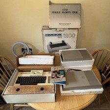 Commodore VIC-20 Computer, 2x 1541 Drives, MPS 1200 Printer, Cables, Untested picture