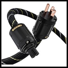 Audiophile HiFi Power Cord 1.5m Heavy Duty Oxygen-Free Copper Cable - Stable ... picture