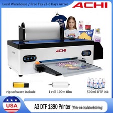 A3 EPSON 1390 DTF Printer Direct to Film T-shirt Heat Transfer Printer CMYKW+W picture