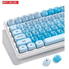 Mechanical Keycaps 132-Key UV Compatible Gradient HOA Profile PBT Ice Jelly picture