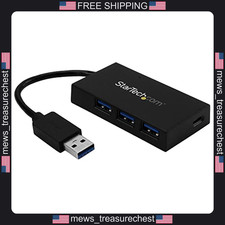 StarTech USB Hub 4-Port, 3x USB-A, 1x USB-C, 5Gbps, TAA, 3.2 Gen 1 picture