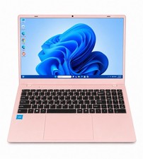 15.6” Pink Laptop Intel Pentium Gold 6500Y 16GB RAM 512GB SSD Windows 11 Pro NEW picture