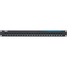 Black Box CAT6 Feed-Through Patch Panel - Unshielded, 24-Port (jpm818a) picture