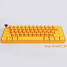 Yellow Cute Duck Mechanical Keyboard Press Crow USB Interface Keyboard Gifts NEW picture