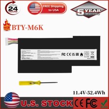 BTY-M6K Battery For MSI MS-17B4 MS-17B7 MS-17F1, MS-17F2 MS-17F3 MS-17F4, BTY-M6 picture