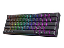 GK61 60% v3 Hotswap Mechanical Gaming Keyboard 61 Keys Gateron Brown Black picture