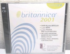 Macmillan Encyclopedia Britannica 2001 Standard Edition PC CD-ROM New B117 picture