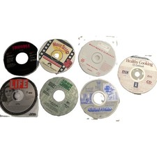 Life style magazine and trivia information PC Rom 1990 software bundle lot picture