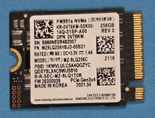 SAMSUNG / DELL 256GB PCIe 3.0 NVMe M.2 SSD SOLID STATE HARD DRIVE - MZ-9LQ256C picture