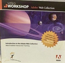 ADOBE WEB COLLECTION Total Training Video Workshop PC CD-ROM Windows SEALED picture