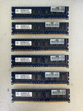 ~(6 x 2GB) NANYA NT2GC72B8PA0NF-CG 2GB PC3-10600E DDR3-1333 ECC CL9 Server SDRAM picture