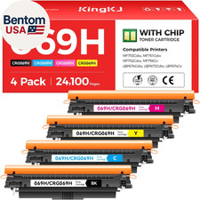 069 069H Toner Cartridge Set High Capacity 4-Pack Compatible for Canon 069H 069 picture