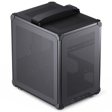 Jonsbo C6 Case PC Mini-Tower Micro-ATX with Carry Handle Black C6 HANDLE BLACK picture