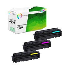 3PK TCT Premium 055H CMY High Yield Compatible Toner Cartridges For Canon picture