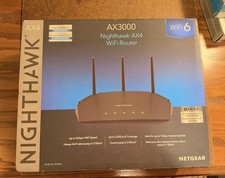 NETGEAR Nighthawk AX4 RAX35 AX3000 Dual-Band WiFi 6 Wireless Router Open Box picture