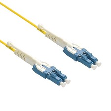 15 Pack of 2m Uniboot LC/UPC LC/UPC Singlemode Duplex OFNR Fiber Optic Patch Cab picture