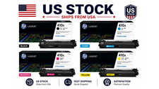 HP 410X Genuine  OEM High Yield Toner 4-Pack CMYK CF410X CF411X CF412X CF413X picture