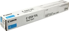 Canon C-EXV 51 toner cyan, original packaging slightly damaged, toner unused picture