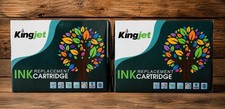 2x Kingjet LC401/LC401XL Ink Cartridges for Brother MFC-J1010DW J1012DW J1170DW  picture