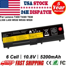 Replace Battery For Lenovo ThinkPad T430 45N1004 W530 L530 45N1001 57Y4186 70+ picture