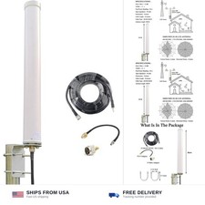 Omni-Directional 5G 4G LTE Antenna ts9 SMA/Outdoor WiFi Long Range/Cell Phone... picture