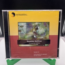 VINTAGE SOFTWARE | Symantec AntiVirus Enterprise Edition Version 8.1 (2 CD'S) picture