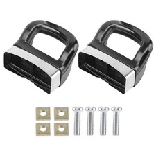 2Pcs Pot Handle Bakelite Replacement Side Grip Pan Cooker Steamer Holder Black picture