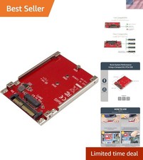 Compact StarTech M.2 to U.2 Adapter - Enhance Business Desktop Performance picture